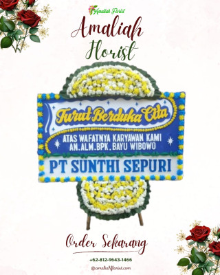 Papan Bunga Duka di Palapa