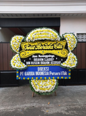Papan Bunga Duka di Palapa