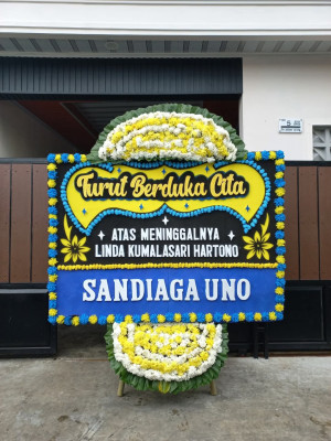 Papan Bunga Duka di Palapa